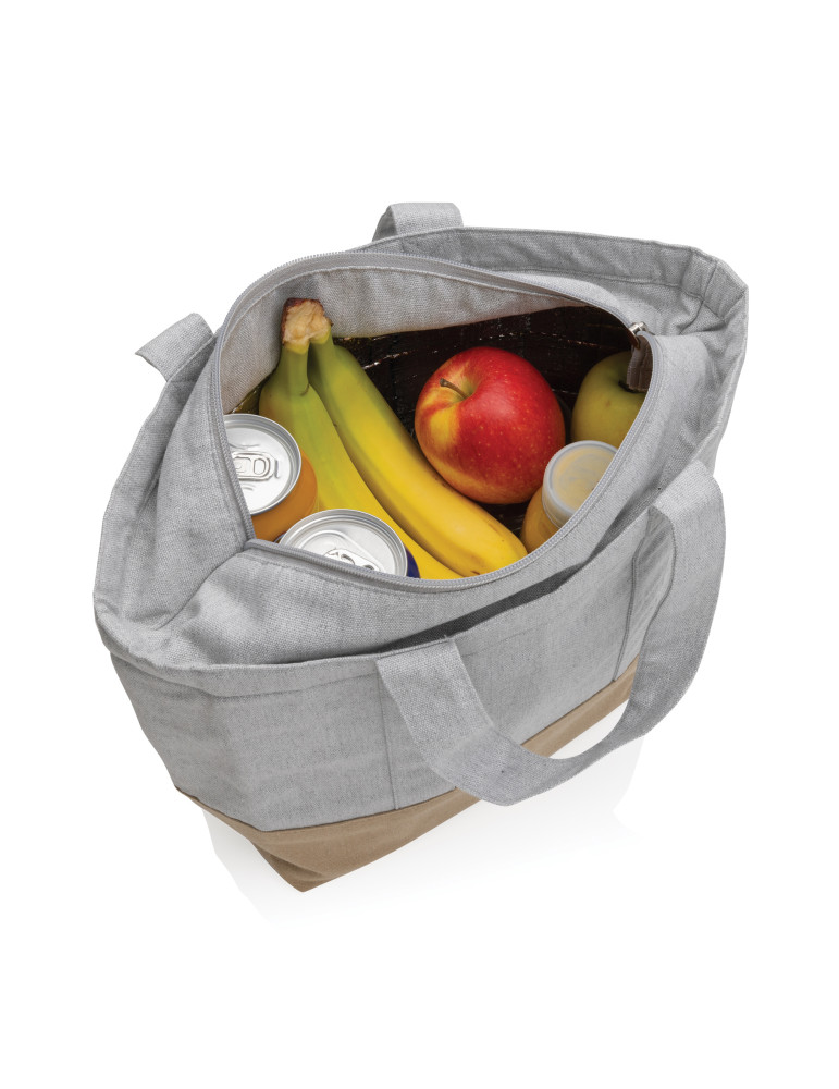 Sac isotherme en toile recyclée non teinte AWARE personnalisable