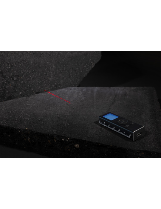 Mètre laser 30 mètres en aluminium recyclé RCS Gear X GearX personnalisable
