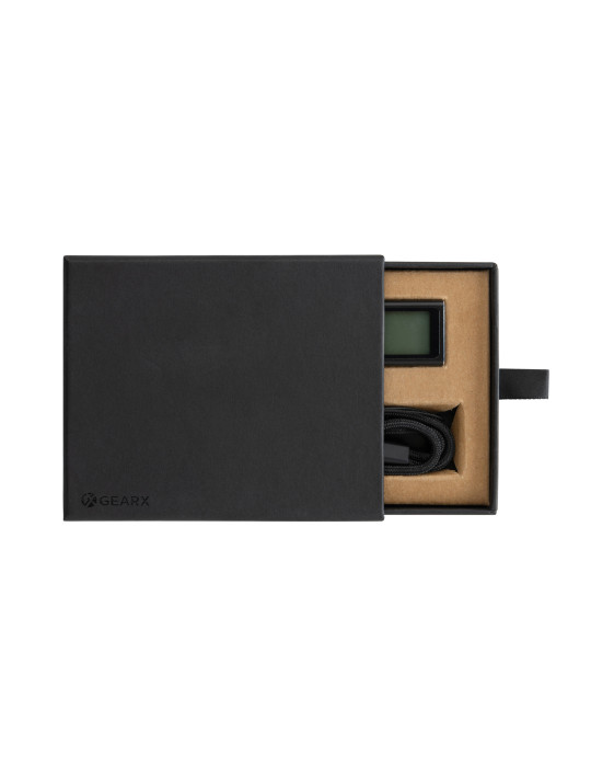Mètre laser 30 mètres en aluminium recyclé RCS Gear X GearX personnalisable