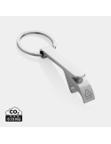 Porte-clés décapsuleur en alliage de zinc recyclé RCS personnalisable