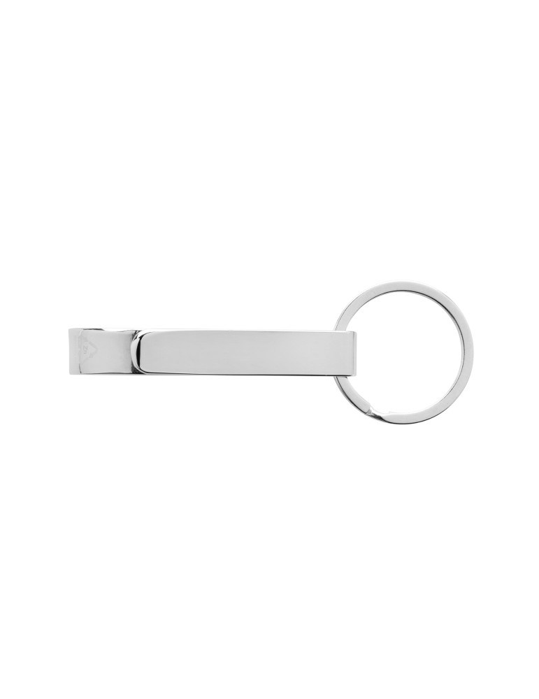 Porte-clés décapsuleur en alliage de zinc recyclé RCS personnalisable