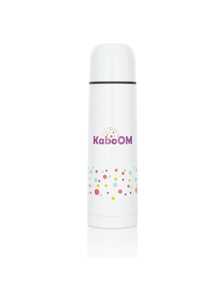 Bouteille isotherme inox 500 ml avec tasse personnalisable