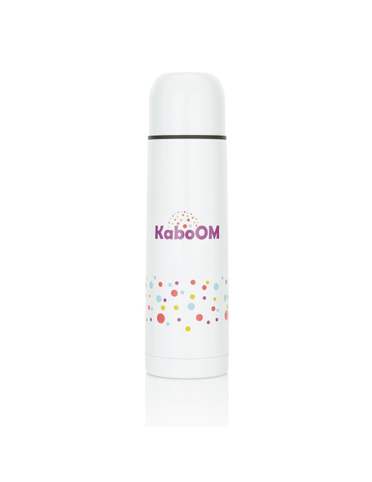 Bouteille isotherme inox 500 ml avec tasse personnalisable
