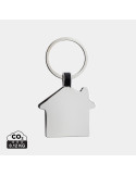 Porte-clés maison en alliage de zinc recyclé RCS personnalisable