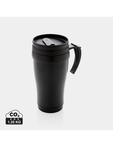 Mug inox 350 ml à intérieur PP personnalisable