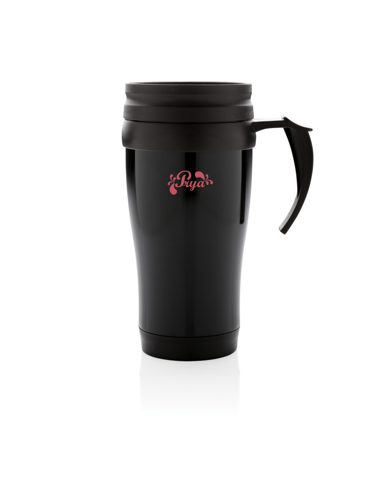 Mug inox 350 ml à intérieur PP personnalisable