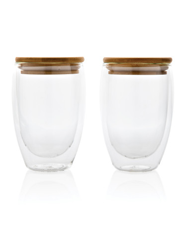 Coffret de 2 verres double paroi 350 ml personnalisable 2