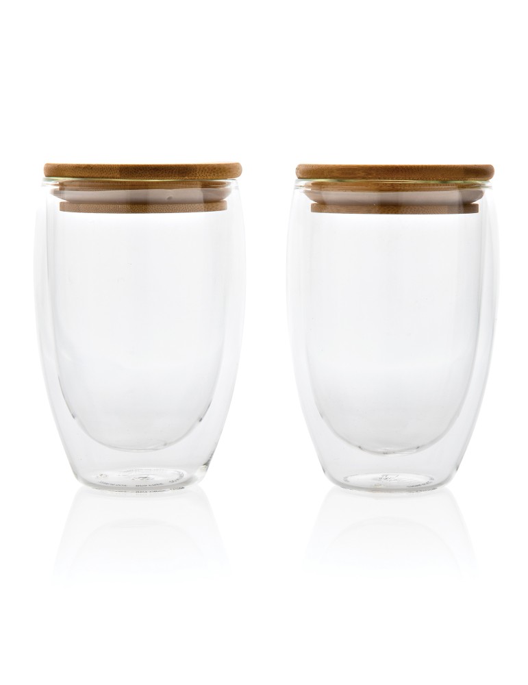 Coffret de 2 verres double paroi 350 ml personnalisable