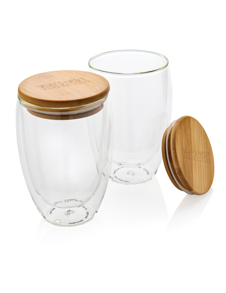 Coffret de 2 verres double paroi 350 ml personnalisable