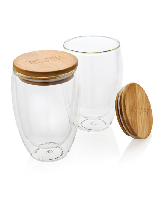Coffret de 2 verres double paroi 350 ml personnalisable
