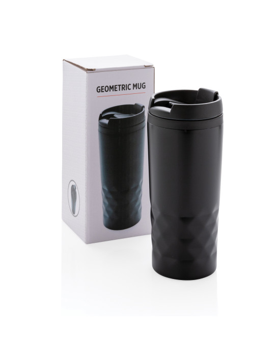 Mug géométrique inox 300 ml personnalisable