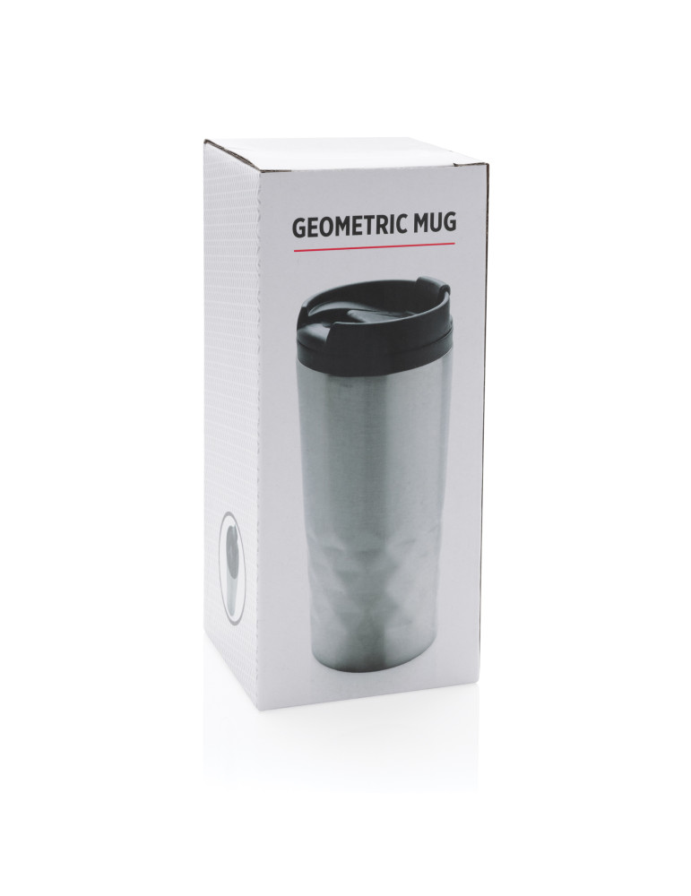 Mug géométrique inox 300 ml personnalisable