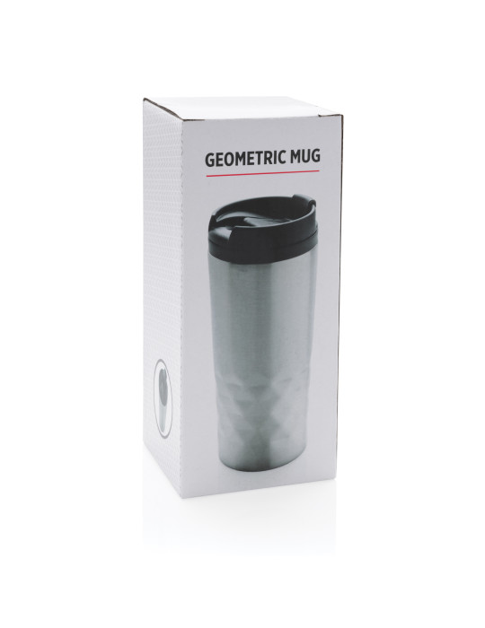Mug géométrique inox 300 ml personnalisable