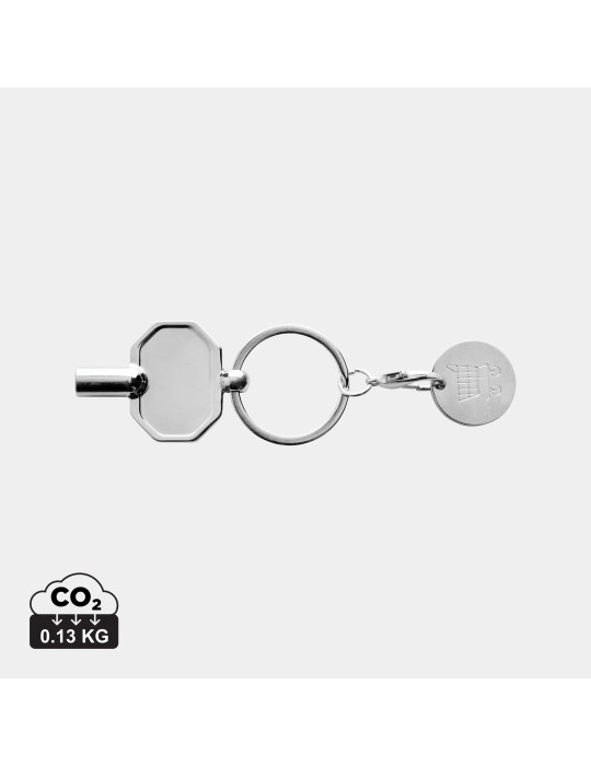 Porte-clés jeton et clé de radiateur en alliage de zinc RCS personnalisable