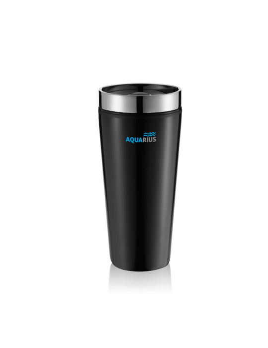 Mug 350 ml à bouton poussoir antifuite personnalisable