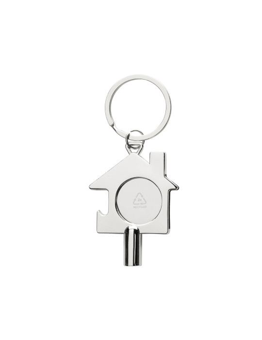 Porte-clés 3 en 1 en alliage de zinc recyclé RCS personnalisable