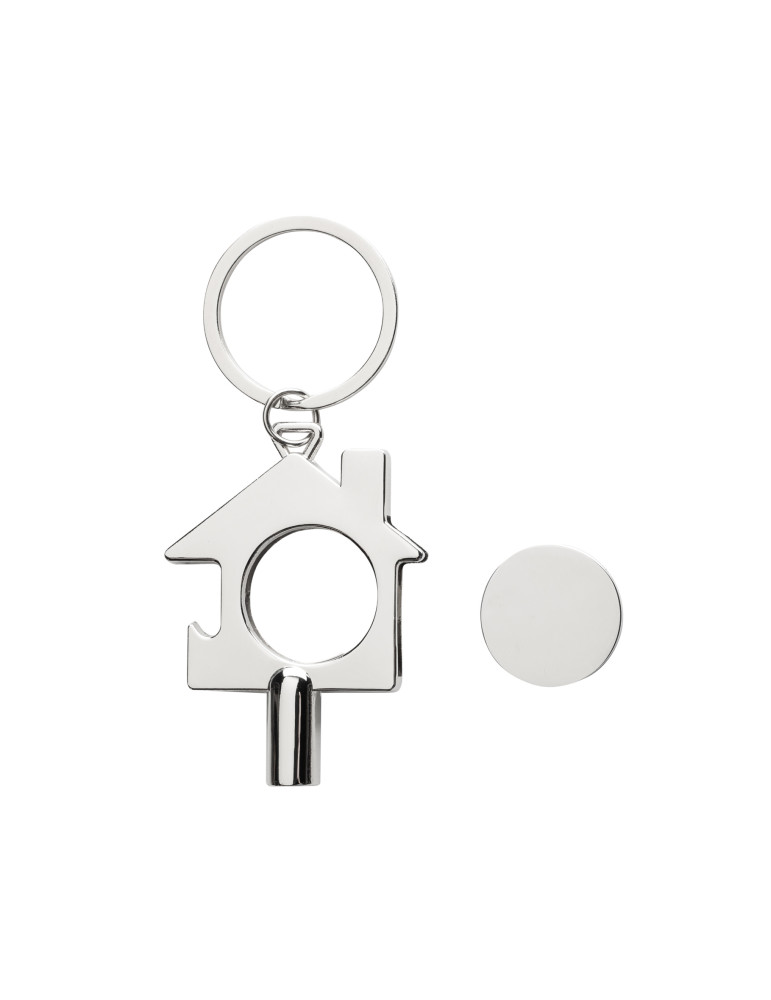 Porte-clés 3 en 1 en alliage de zinc recyclé RCS personnalisable