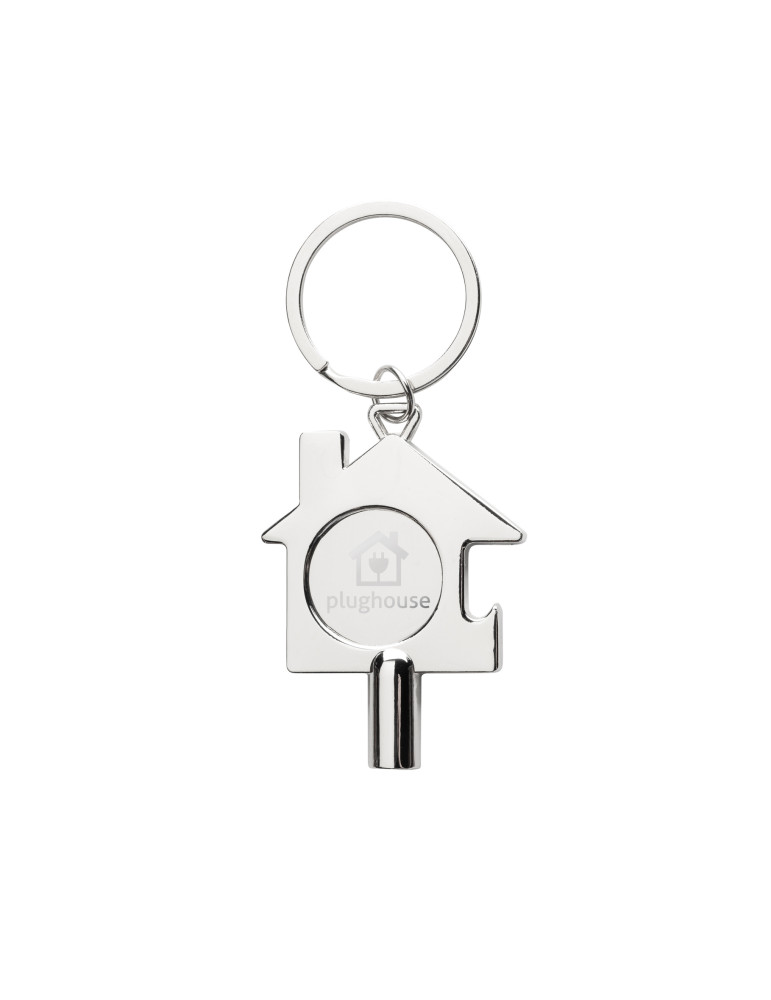 Porte-clés 3 en 1 en alliage de zinc recyclé RCS personnalisable