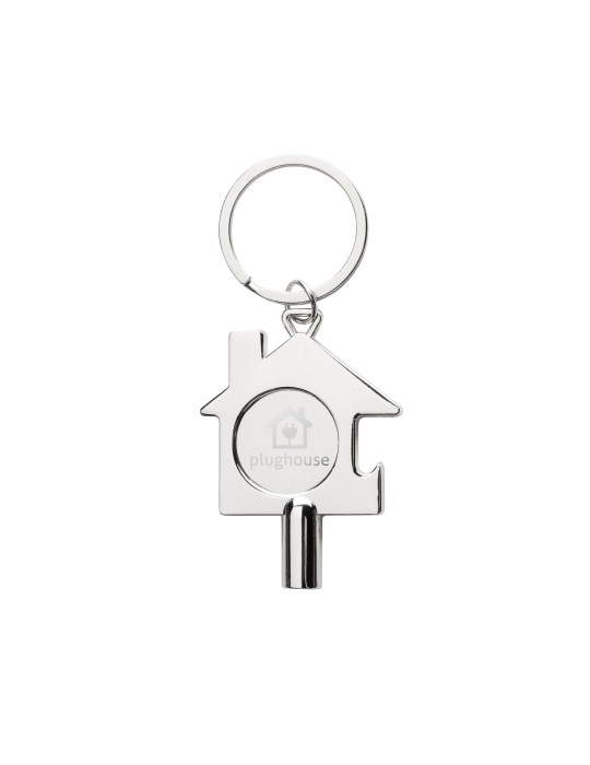 Porte-clés 3 en 1 en alliage de zinc recyclé RCS personnalisable