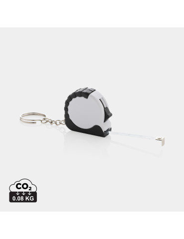 Porte-clés avec ruban de 1M en ABS RCS MeasureMate personnalisable