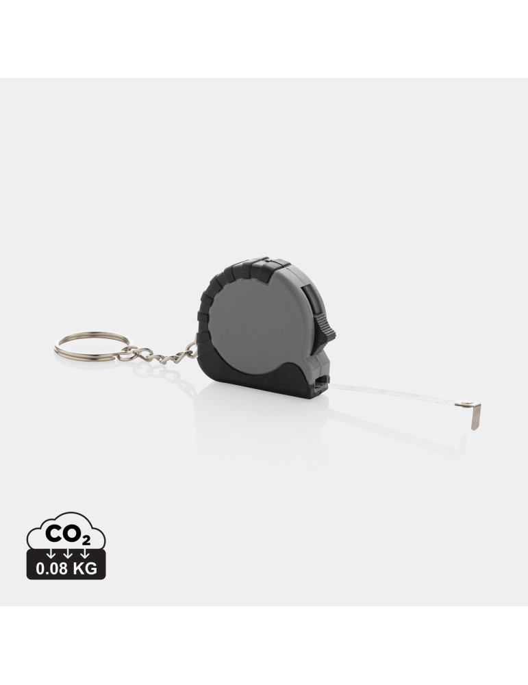 Porte-clés avec ruban de 1M en ABS RCS MeasureMate personnalisable