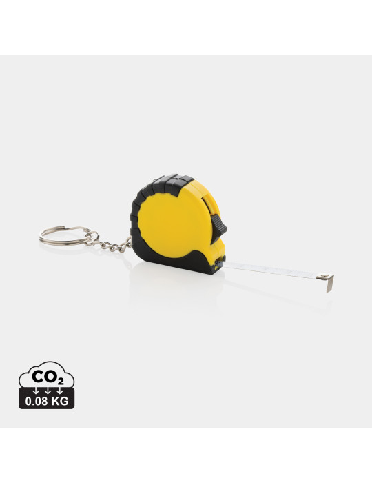 Porte-clés avec ruban de 1M en ABS RCS MeasureMate personnalisable