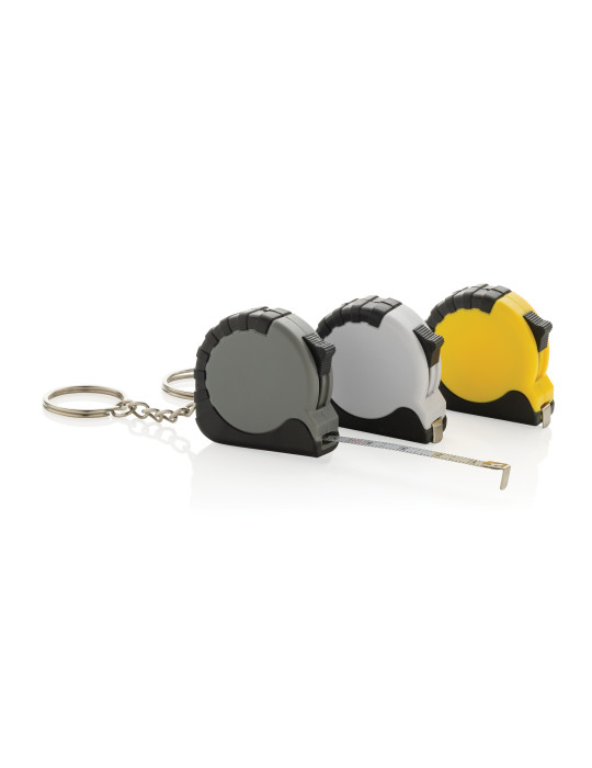 Porte-clés avec ruban de 1M en ABS RCS MeasureMate personnalisable