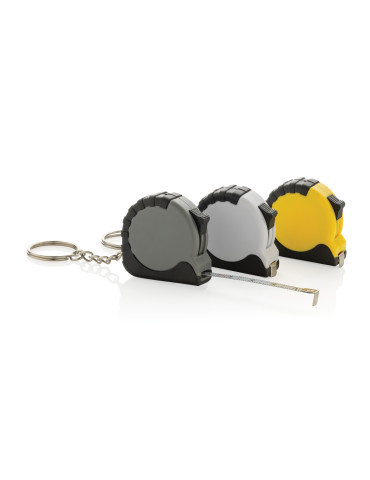 Porte-clés avec ruban de 1M en ABS RCS MeasureMate personnalisable 2