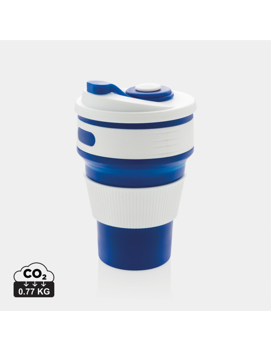 Mug pliable en silicone 350 ml personnalisable