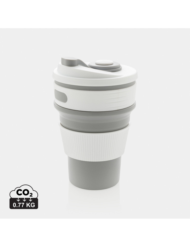 Mug pliable en silicone 350 ml personnalisable