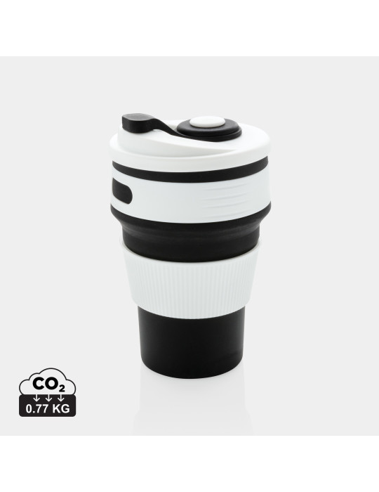 Mug pliable en silicone 350 ml personnalisable