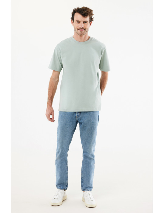 T-shirt épais IQONIQ Nikko coton recyclé et bio 220 g/m² personnalisable