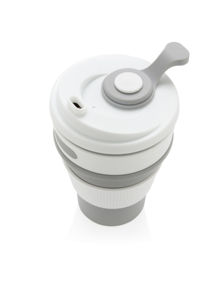 Mug pliable en silicone 350 ml personnalisable
