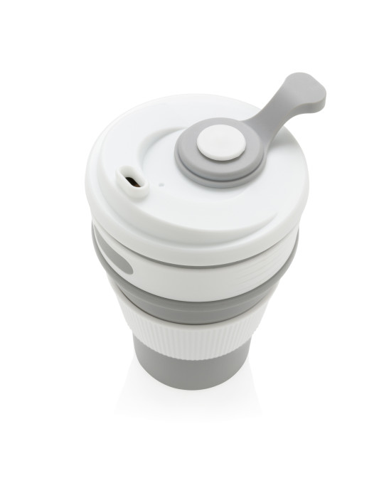 Mug pliable en silicone 350 ml personnalisable