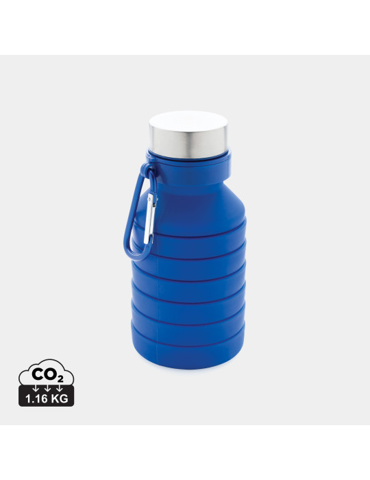 Gourde pliable en silicone 550 ml personnalisable