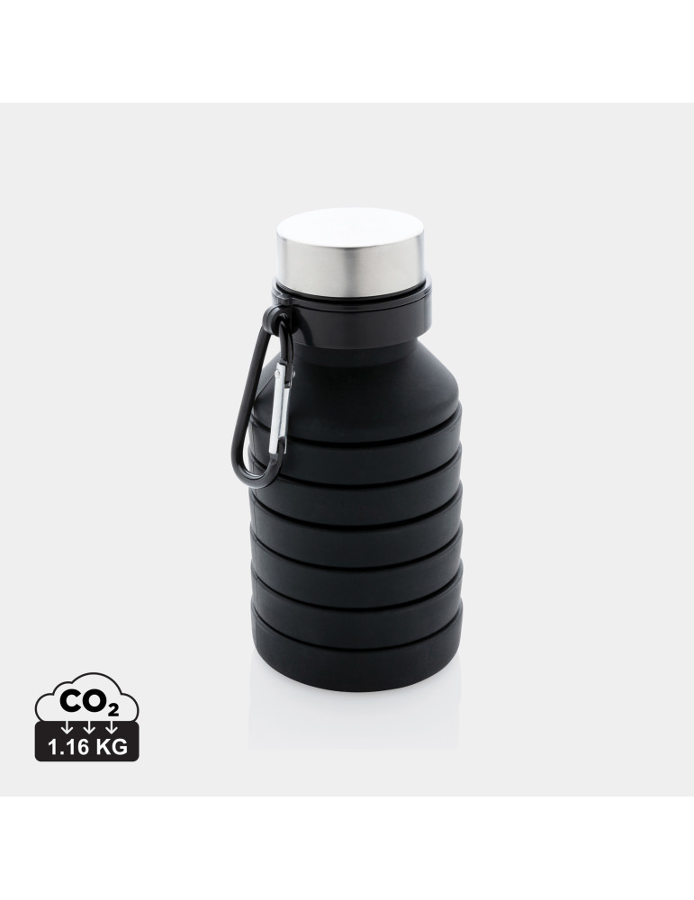 Gourde pliable en silicone 550 ml personnalisable