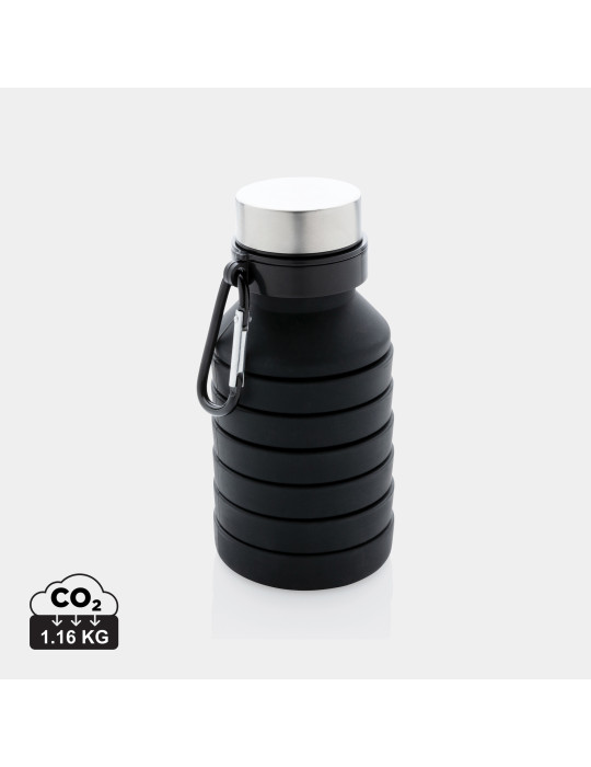 Gourde pliable en silicone 550 ml personnalisable