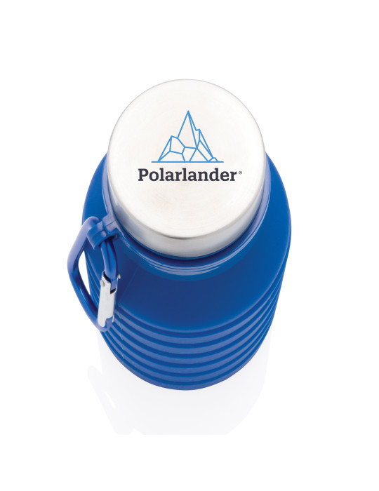 Gourde pliable en silicone 550 ml personnalisable