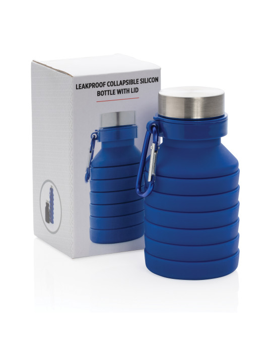 Gourde pliable en silicone 550 ml personnalisable