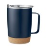 Gobelet isotherme double paroi 300ml personnalisable et pratique RUBY Matières : acier inoxydable Couleurs : bleu marine cadeau 
