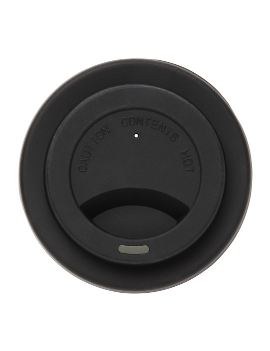 Mug réutilisable PP 270 ml avec bande silicone personnalisable
