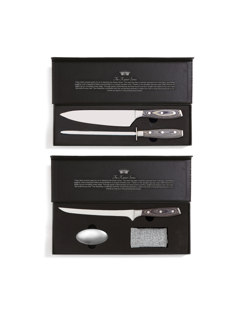 Set de filetage Vinga Kaiser avec gant et savon métallique personnalisable
