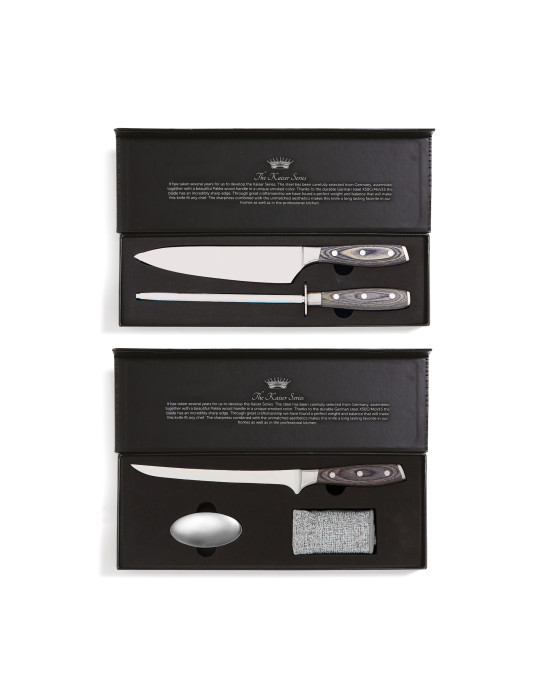 Set de filetage Vinga Kaiser avec gant et savon métallique personnalisable