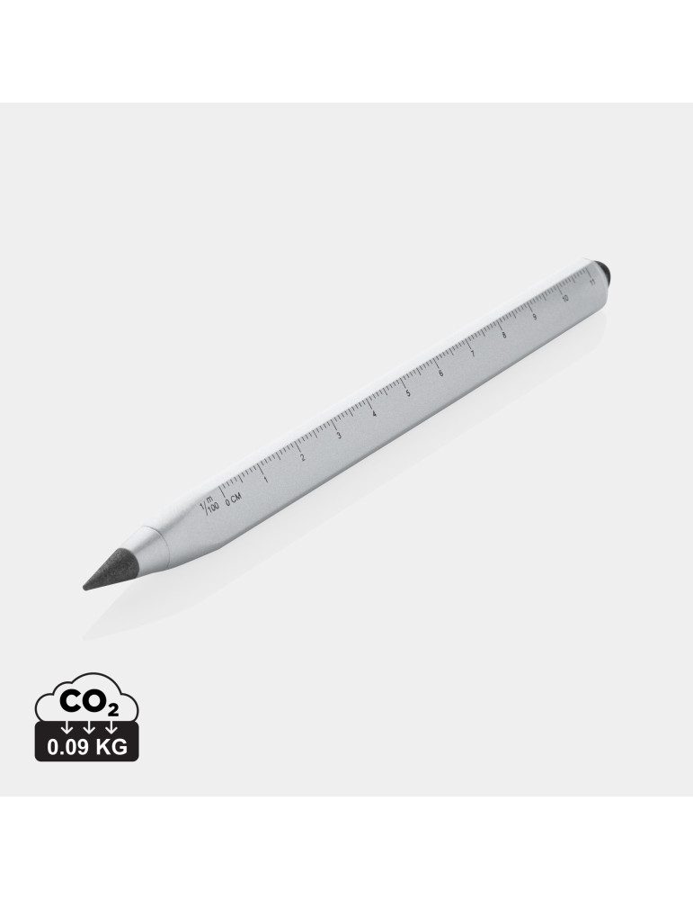 Crayon infini et multitâches en aluminium recyclé RCS Eon personnalisable