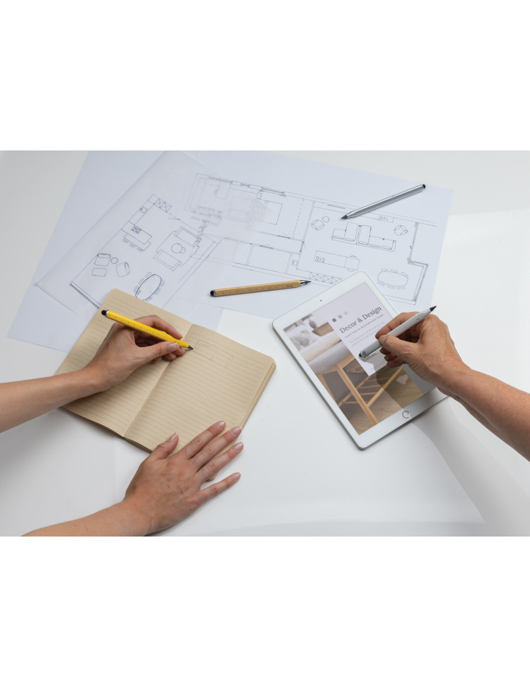 Crayon infini et multitâches en aluminium recyclé RCS Eon personnalisable