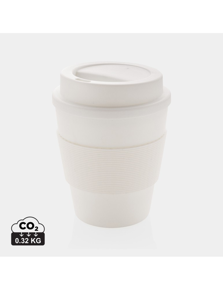 Mug PP 350 ml avec couvercle vissé personnalisable