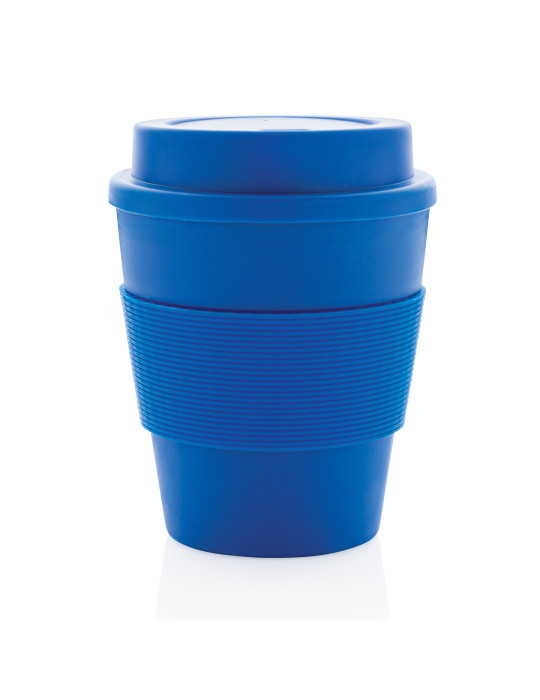 Mug PP 350 ml avec couvercle vissé personnalisable