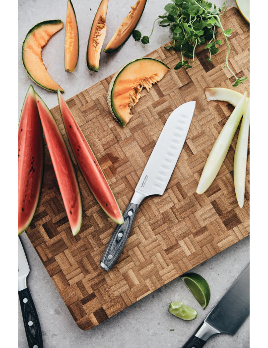 Couteau Santoku Vinga Kaiser lame 14 cm personnalisable