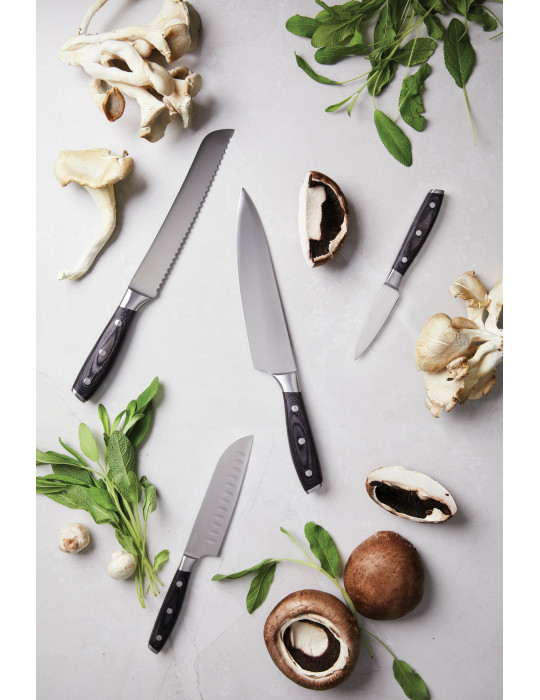 Couteau Santoku Vinga Kaiser lame 14 cm personnalisable