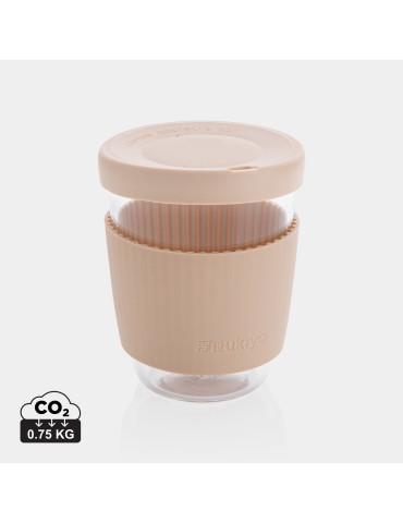 Verre Ukiyo 360 ml avec manchon silicone personnalisable